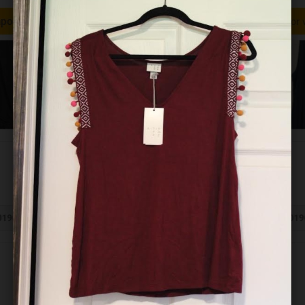Fun Burgundy Tank
